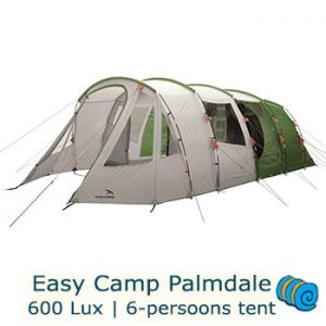 Easy Camp Palmdale 600 Lux 6-persoons tunneltent 
