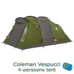 Coleman Vespucci 4-persoons tunneltent 