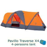 Pavillo Traverse X4 uitgebouwde koepeltent